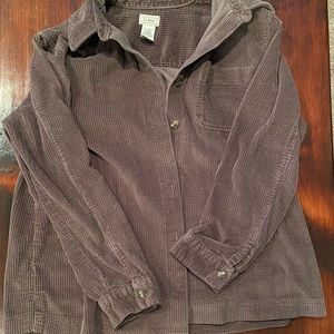 LL. Bean corduroy button up